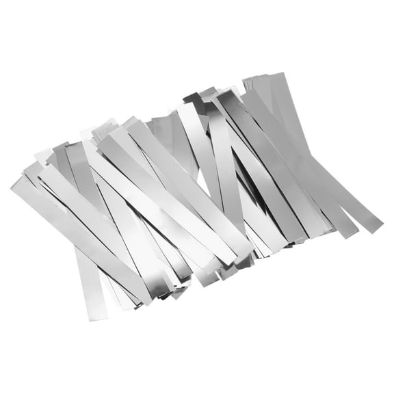 Unique Bargains 100pcs Car 99.6% Pure Nickel Strip Tape 0.15x10x100mm for 18650 Battery Lithium Battery Pack Welding