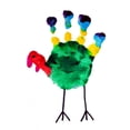 thumbnail image 2 of Thanksgiving Turkey Child Art Wall Decal by Wallmonkeys Peel and Stick Graphic (24 in H x 17 in W) WM102722, 2 of 4