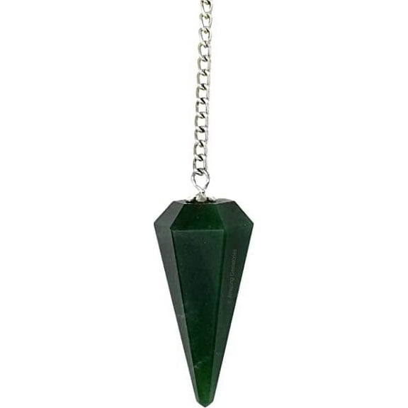 Dark Green Aventurine Crystal Pendulum Divination