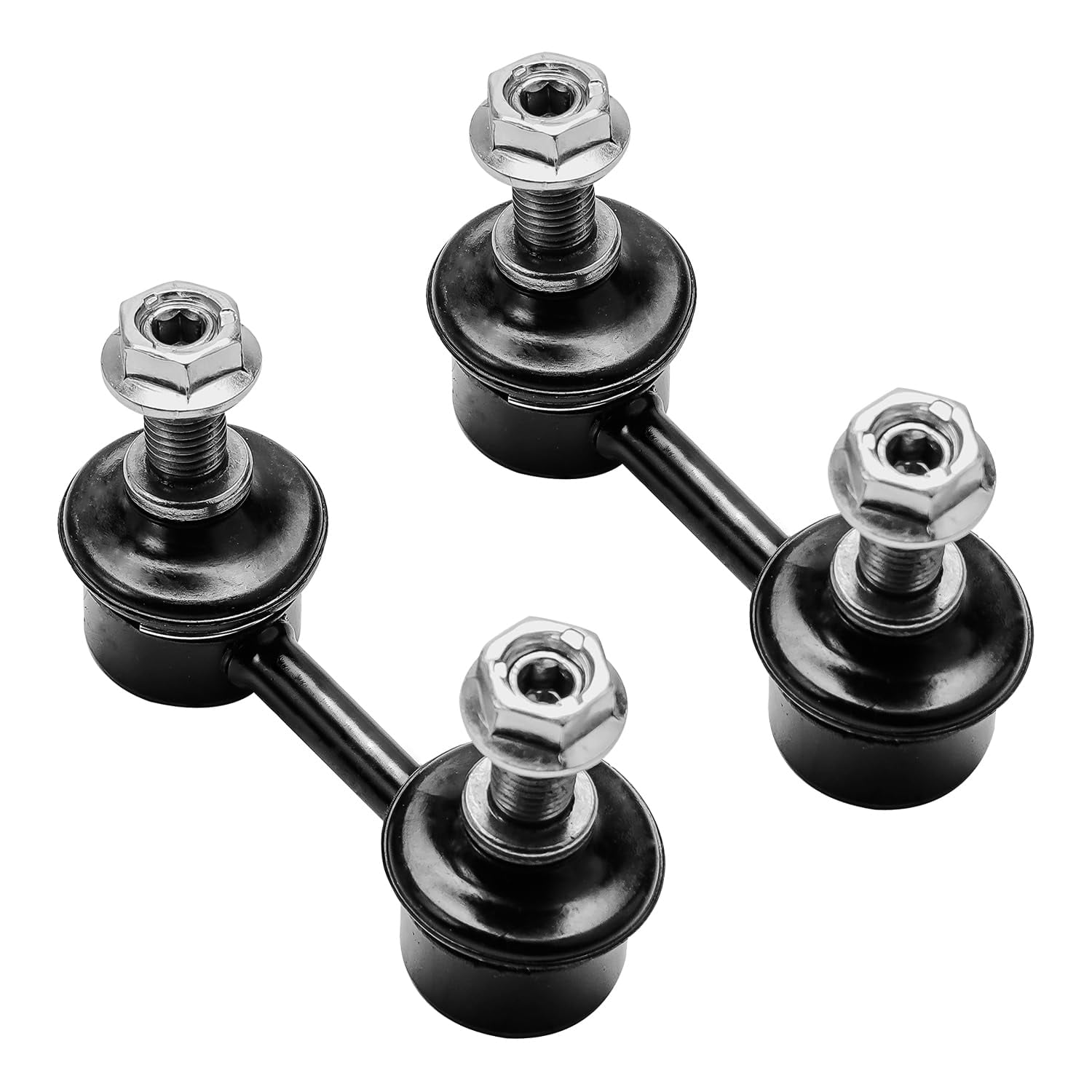 Detroit Axle - Front Rear Sway Bar Links + Inner Outer Tie Rods + Lower Ball Joints Tierod Boots Replacement for 1996-2002 Toyota Corolla