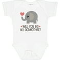 thumbnail image 3 of Inktastic Will You Be My Godmother Boys or Girls Baby Bodysuit, 3 of 5