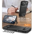 thumbnail image 3 of Funda para celular WTCASE iPhone 17 Pro Max magnética de cuero, 3 of 8