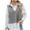 Gray, variant on Women's Fashion Casual New Style Slim V-Neck Sleeveless Waistcoat Knit Sweater Top for Women Stylish Knit Vest Cardigan Sleeveless Sweater Top