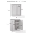thumbnail image 6 of Crosley Furniture Marco Kitchen Pantry Storage Cabinet Ash, 6 of 13
