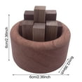 thumbnail image 6 of Eoperou Wooden Aromatherapy Diffuser: Round Car Essential Oil Diffuser Natural Wood Stick, 6 of 8