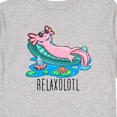 thumbnail image 4 of Inktastic Relaxolotl- Cute Axolotl on Summer Vacation Boys or Girls Long Sleeve Toddler T-Shirt, 4 of 5
