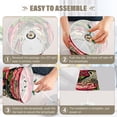 thumbnail image 5 of YAZAOO Table Lamp Creative The Colorful Confident Leopard Pattern Simple Pattern Night Light, 5 of 8