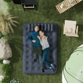 thumbnail image 2 of Outsunny Matelas Gonflable Double avec 2 Oreillers, Lit d'Air Jumeau, Bleu, 2 of 10
