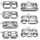 thumbnail image 2 of Stainless Steel Divided Dinner Tray Lunch Container Food Plate For School Canteen 3/5/4 Section, 2 of 5
