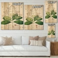 thumbnail image 4 of Designart 'Ancient London Plants III' Farmhouse Print on Natural Pine Wood, 4 of 5