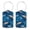 Multi3, variant on RATGON 2 Pack Luggage tag PU Leather with Stainless Steel Loop Sea turtles Dolphins Jellyfish Travel Trip