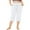 White, variant on SNKSDGM Women's Plus Dress Pants Women Plus Size 4X Linen Pants Women Wide Leg Long Women's Casual Pants Solid Color Sports Multicolor Pants High Waist Stretch Pants