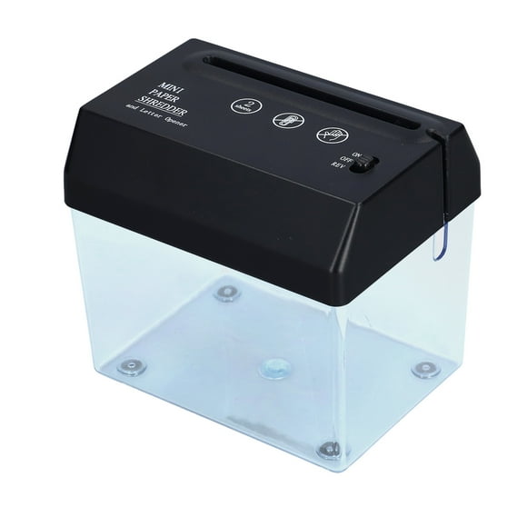 Portable Paper Shredder, Mini Paper Cutting Machine Electric Office Paper Shredder For Paper Bills Receipts