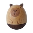 thumbnail image 3 of Juguete de carpincho de madera para niños, regalo de fiesta, bonito, creativo, muñeco que se autoendereza, juguete de dibujos animados que se tambalea, 3 of 9