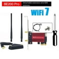 thumbnail image 2 of WiFi 7 BE200 Pro Pcie Wireless Network Adapter+8DB Antenna BT5.4 Tri Band 2.4G/5G/6GHz BE200 WiFi Ca, 2 of 5