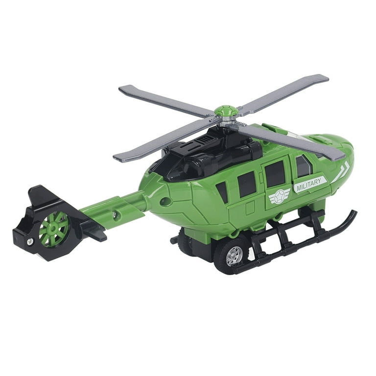 Diecast Helicopter Toy Safe Lifelike Alloy Helicopter Toy Inertia
