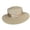 Beige, variant on Women’s Sun Hats Flat Top Wide Brim Caps Beach Pearl Foldable Travel Straw Hats, Khaki