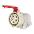 thumbnail image 1 of Industrial Socket, 3P+N+E 32A Socket Brass Guides  For Commercial Operations For Construction Sites, 1 of 8