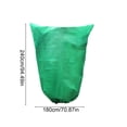 thumbnail image 3 of 1Pc Winter Shrub Tree Blanket Bag - Non Woven Plants Protection Cover with Zipper, 70.87x94.49in, Frost & Windproof Wrap for Outdoor Potted Trees and Plants, 3 of 9