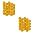 thumbnail image 4 of Bewildely Adhesivo de pared para el hogar de 24 piezas, decoración exquisita para habitaciones, adhesivo para superficie de espejo dorado 24 piezas 2Conjunto, 4 of 6