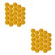 thumbnail image 4 of Advancent Adhesivo de pared para interiores de 24 piezas Calcomanía de superficie de espejo exquisita dorado 24 piezas 2Conjunto, 4 of 6