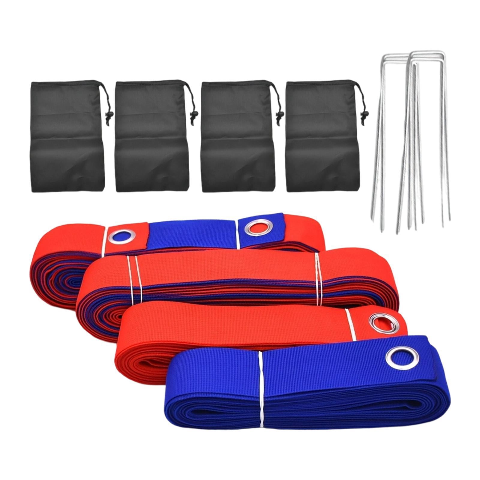 DimyFew Beach Volleyball Line Portable Boundary Lines Set for Grass Backyard Outdoor