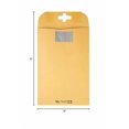thumbnail image 2 of Quality Park 43468 Clear-Clasp Envelopes, 6-Inch x9-Inch, 100/BX, Kraft, 2 of 4