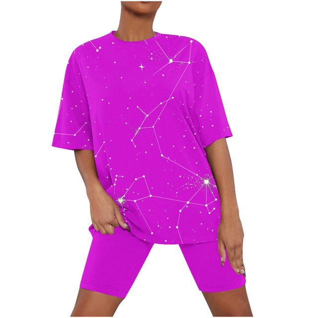 Birdeem Ensembles de Pyjama pour Femmes 2 Pcs Haut à Manches Courtes en Laitue et Shorts Ensemble de Pyjama 2 Pcs
