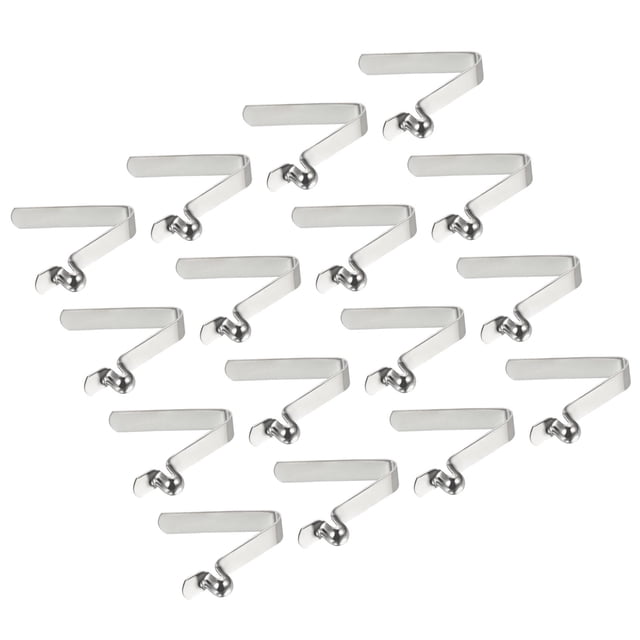 Unique Bargains 7x6mm Kayak Paddle Snaps, Hollow Button Single Pin Lock Tube Spring Clips for Tent Pole, 16 Pack