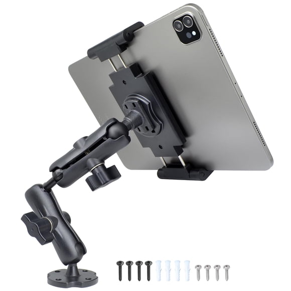 Soporte para tableta VAUBORTTI de aluminio de alta resistencia con doble brazo, 6.5 a 12.9