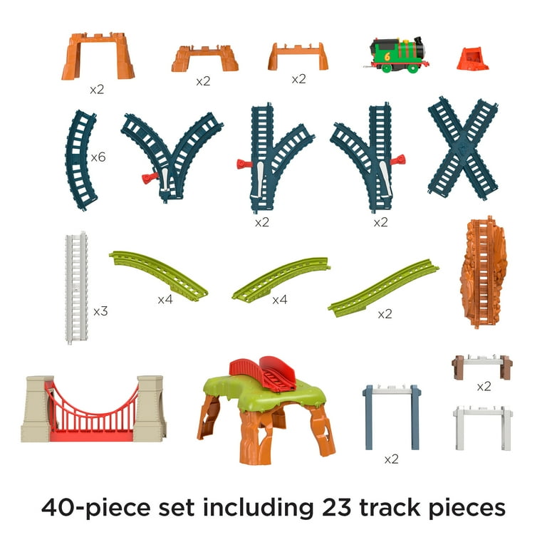 Thomas Friends Percy 6 in 1 Set with Motorized Percy Engine