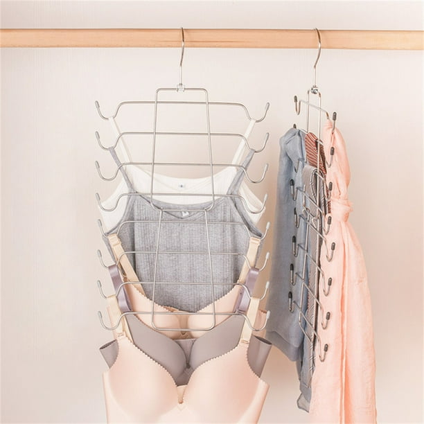  Tank Tops Hangers 2 Pack, Bra Hanger Space Saving Closet  Organizers and Storage for Organizer for Bras, Tops, Camisoles, Scarfs or  Belts : Home & Kitchen