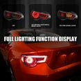 thumbnail image 3 of Spec-D Tuning Jet Black Housing Red LED Bar Tail Lights Compatible with 2013-2016 Scion FR-S, 2013-2016 Subaru BRZ, Left + Right Pair Assembly, 3 of 6