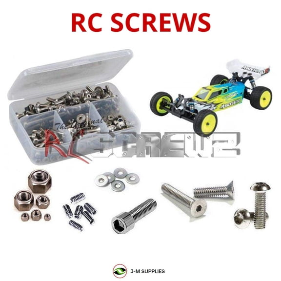 RCScrewZ Stainless Steel Screw Kit ass077 for Associated RC10BD6 2wd Buggy RC Car | SET