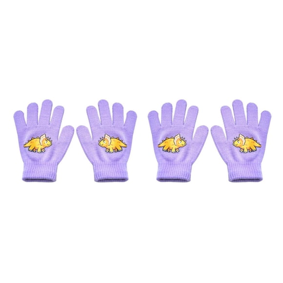 Sonducket 1 par de guantes para niños, encantadores, cómodos, cálidos, para mantener el calor, fundas para los dedos para niños, al aire libre, color 2piezas El color cian Sonducket CBP352555