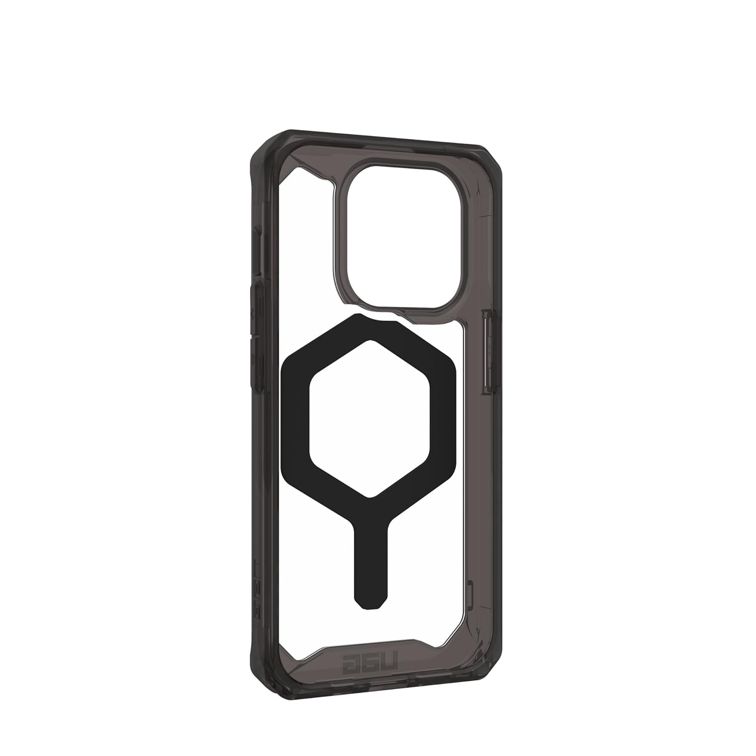 UAG iPhone 15 Pro Case 6.1" Plyo Black/Black Built-in Magnet Compatible with MagSafe Charging Rugged Anti-Yellowing Transparent Clear Protective Cover by URBAN ARMOR GEAR