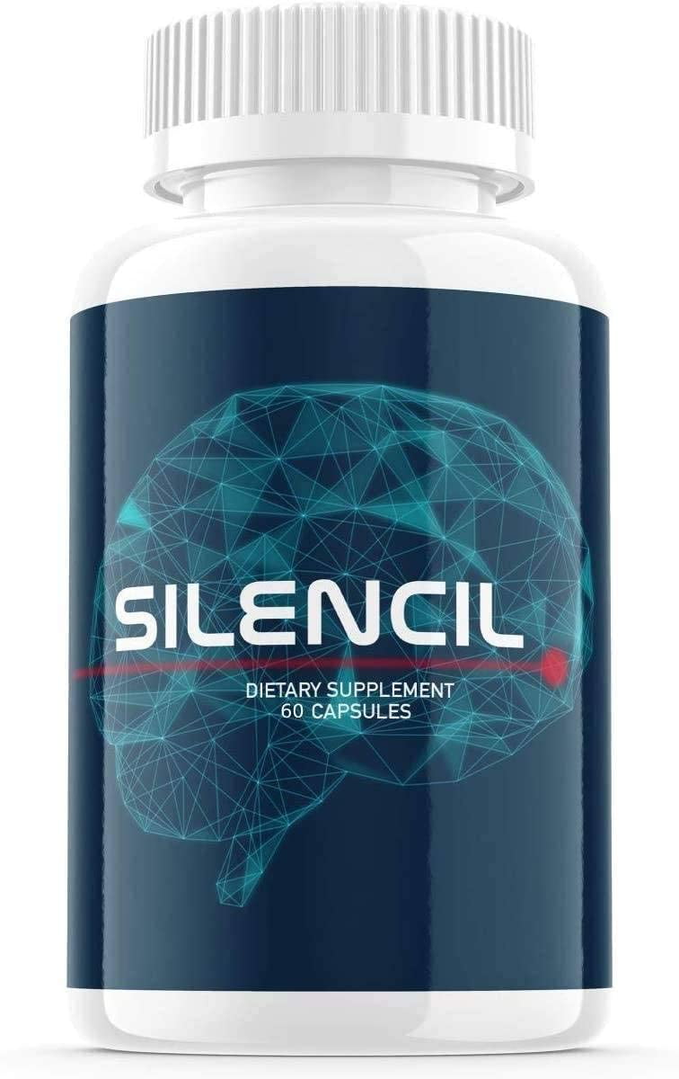 (1 Pack) Silencil for Tinnitus Supplement Pills, Premium White Color