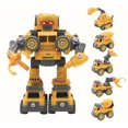 thumbnail image 1 of RoboTruck, 5 in 1 robot kit with light and sound effects, 1 of 7