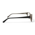 thumbnail image 6 of EasyClip Women's EC3297 Rectangular Prescription Eyeglasses with Case, Brown, 6 of 7