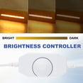 thumbnail image 4 of Uxcell LED Strip Dimmer Switch, PWM Rotary DC Inline Cable Brightness Adjustable Controller for LED Ribbon Rope Light White 2, 4 of 5