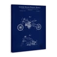 thumbnail image 3 of Stupell Industries Mid-Century Motorcycle Patent Blueprint Canvas Art, 30 x 40, by Karl Hronek, 3 of 8