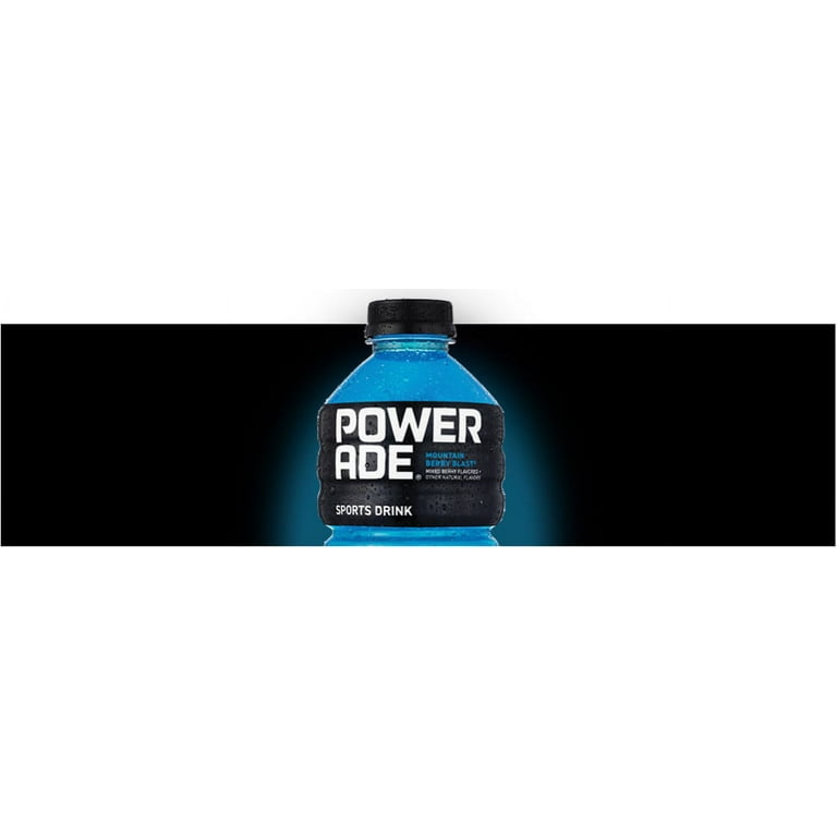 Powerade Blue, Mountain Berry Blast, 20 ounce, (Pack of 10) with Bay Area  Marketplace Napkins