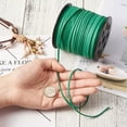 thumbnail image 6 of U8MO 100yards Glitter Powder Faux Suede Lace Cord Jewelry Craft Braiding Thread 3mm-SeaGreen, 6 of 7