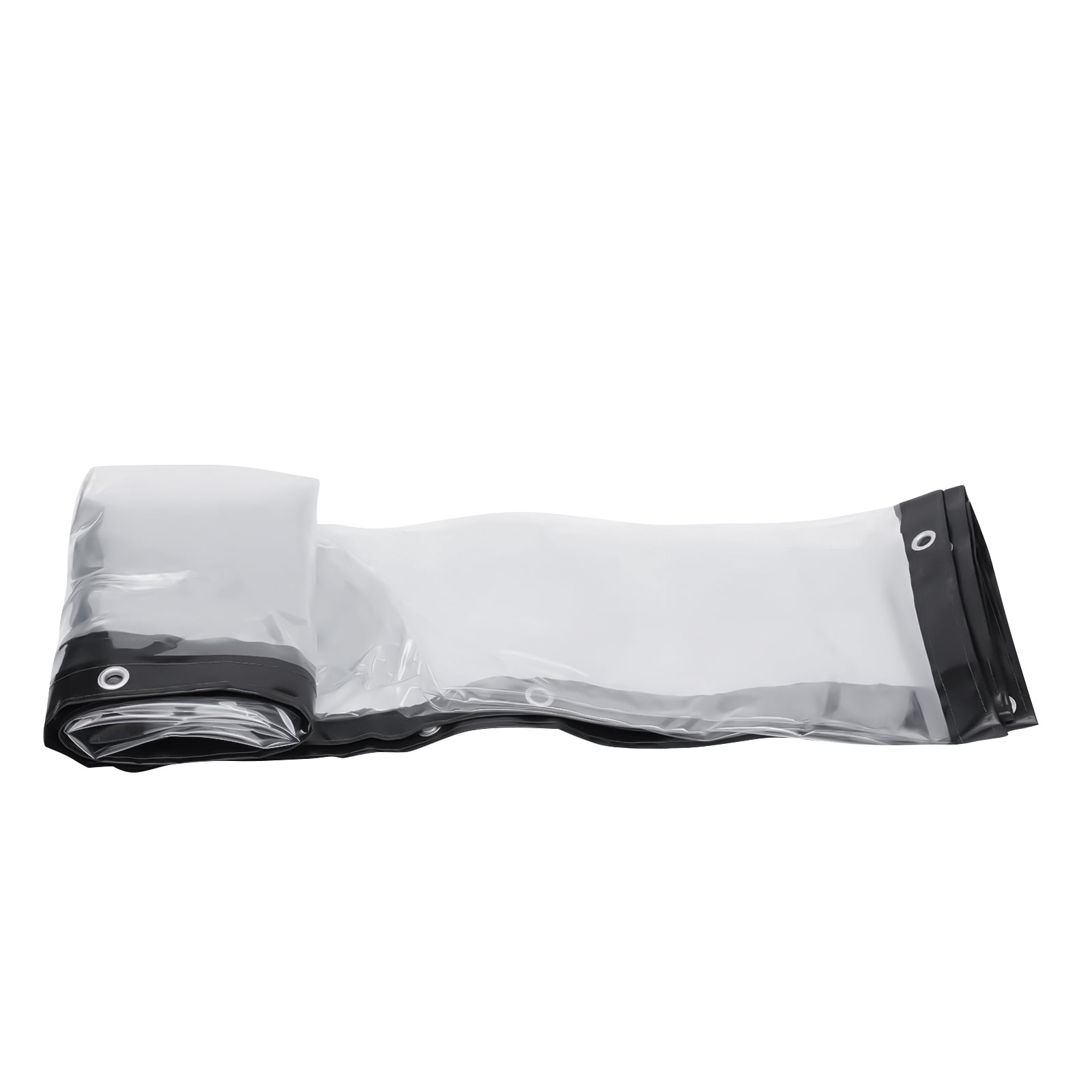 Clear Vinyl Tarp for Patio, Outdoor Clear Tarp Curtain, PVC Outdoor Clear Tarp for Porch Screens, Deck Covers, Patio Enclosures