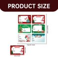 thumbnail image 3 of HCTSHG 120Pack Christmas Labels Stickers 60 x 40mm Christmas Name Gift Label Xmas Tags Sticker Self-Adhesive Christmas Sticky Labels for Present Cards, 3 of 9