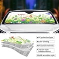 thumbnail image 5 of Bingfone Plants and Insects Car Windshield Sun Shade Protector Keep Your Vehicle Cool Sun Shield Visor Cover Foldable for Car Truck SUV-Small, 5 of 9