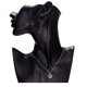 thumbnail image 3 of Collar de acero inoxidable de moda, collar con colgante de acero inoxidable de loto, 3 of 5