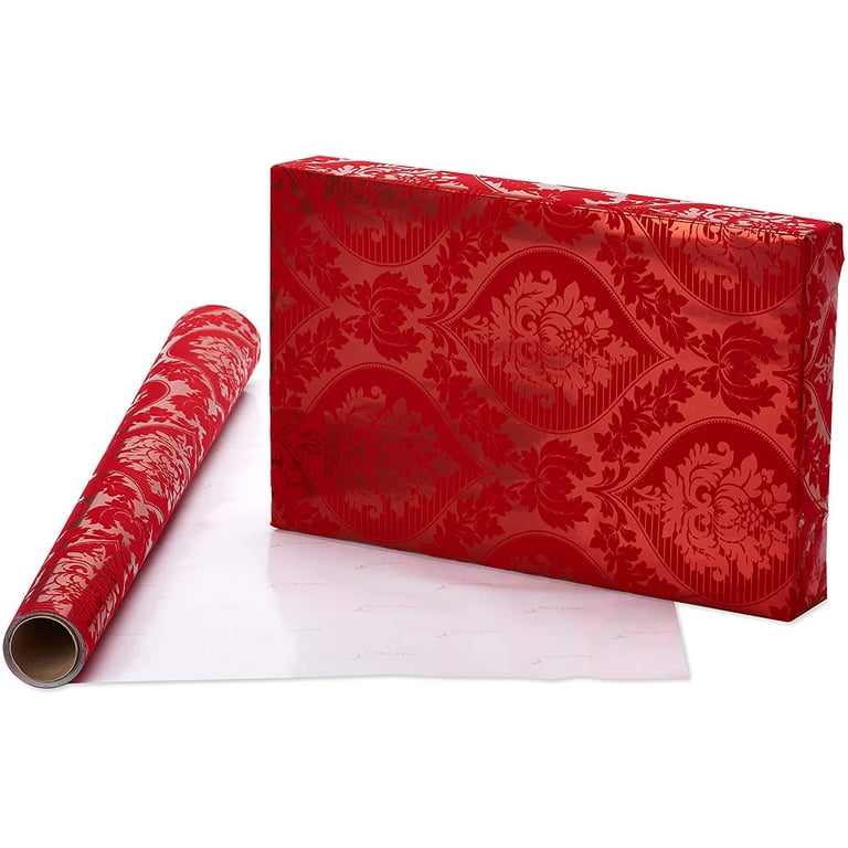 Flocked sale wrapping paper