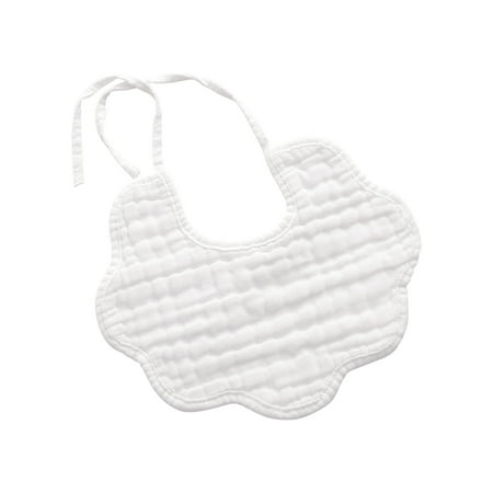 

QIIBURR Baby Towel Set Baby Bibs Neutral Newborn Toddler Baby Fashion Cute Solid Color Cotton Gauze Frenulum Bib Saliva Towel