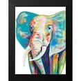 thumbnail image 2 of Beauchamp, Andy 15x18 Black Modern Framed Museum Art Print Titled - Colorful Elephant, 2 of 5